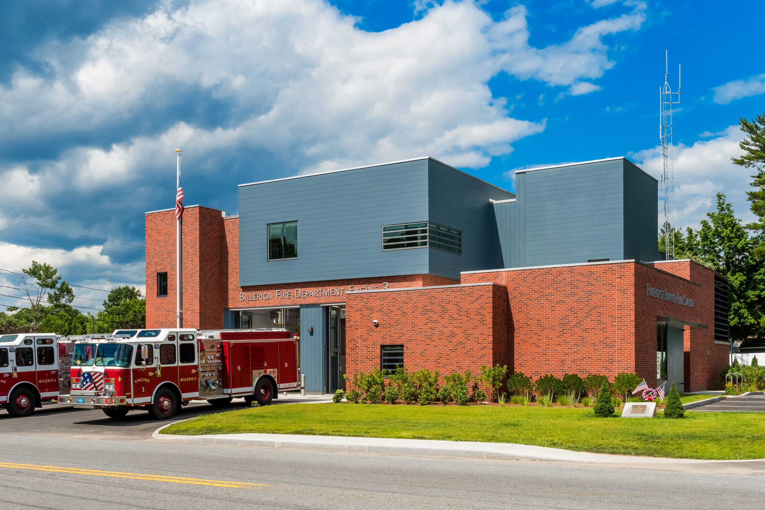 Billerica Pinehurst Fire Station Winter Street Architects